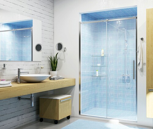 

Душевая дверь в нишу WasserKRAFT Dinkel 58R 58R31 140х200 см, 58R31