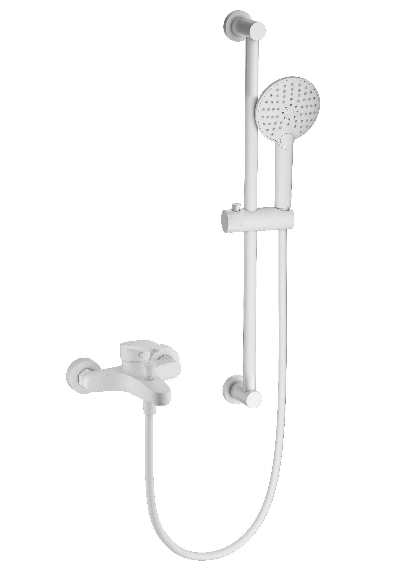 

Смеситель для ванны с душем Wonzon & Woghand WW-C2501-MW белый, WW-C2501-MW
