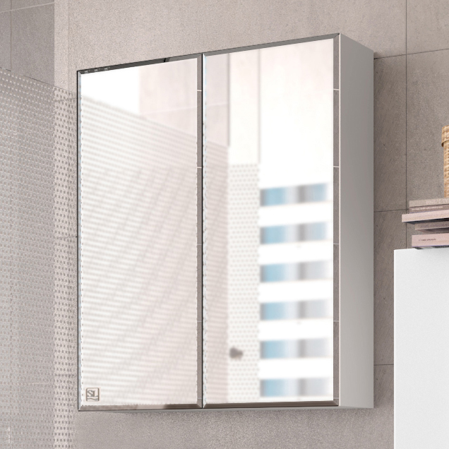

Зеркало-шкаф Style Line Амарант 60 белый, Амарант 60