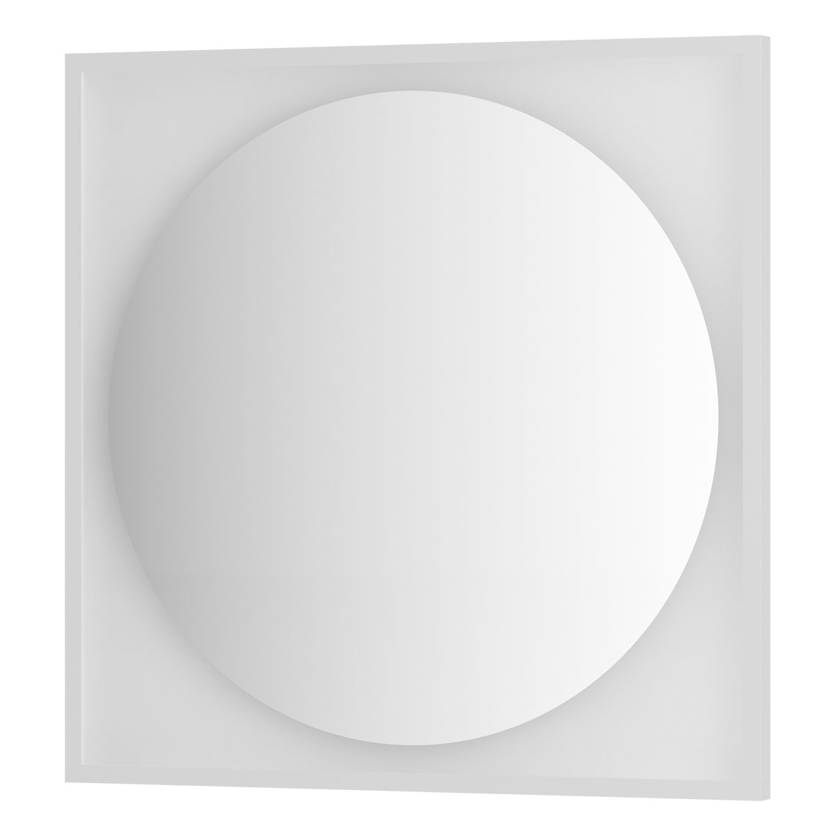 

Зеркало Defesto Еclipse DF 2228 80х80 белая рама, с LED-подсветкой, Белый, DF 2228