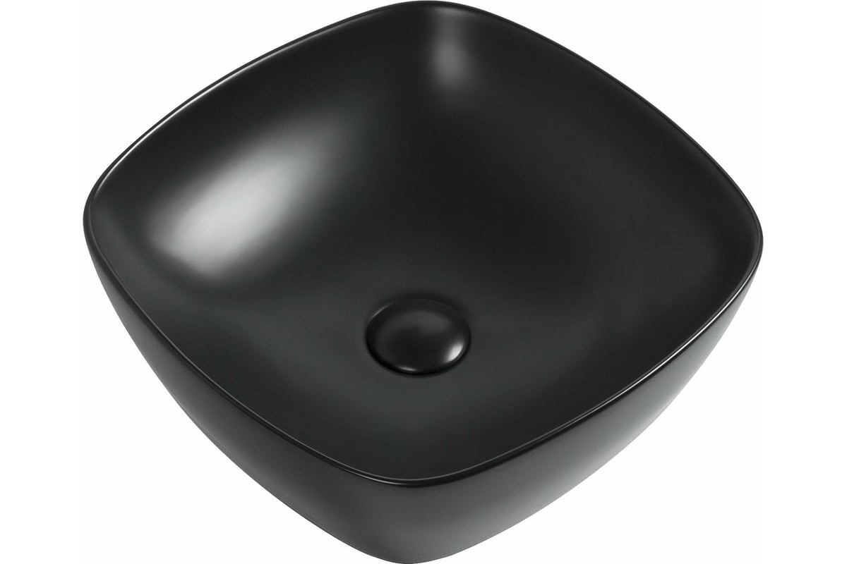 

Раковина Aquanet Trend-1-MB накладная 40 черная матовая, Черный, TREND-1-MB