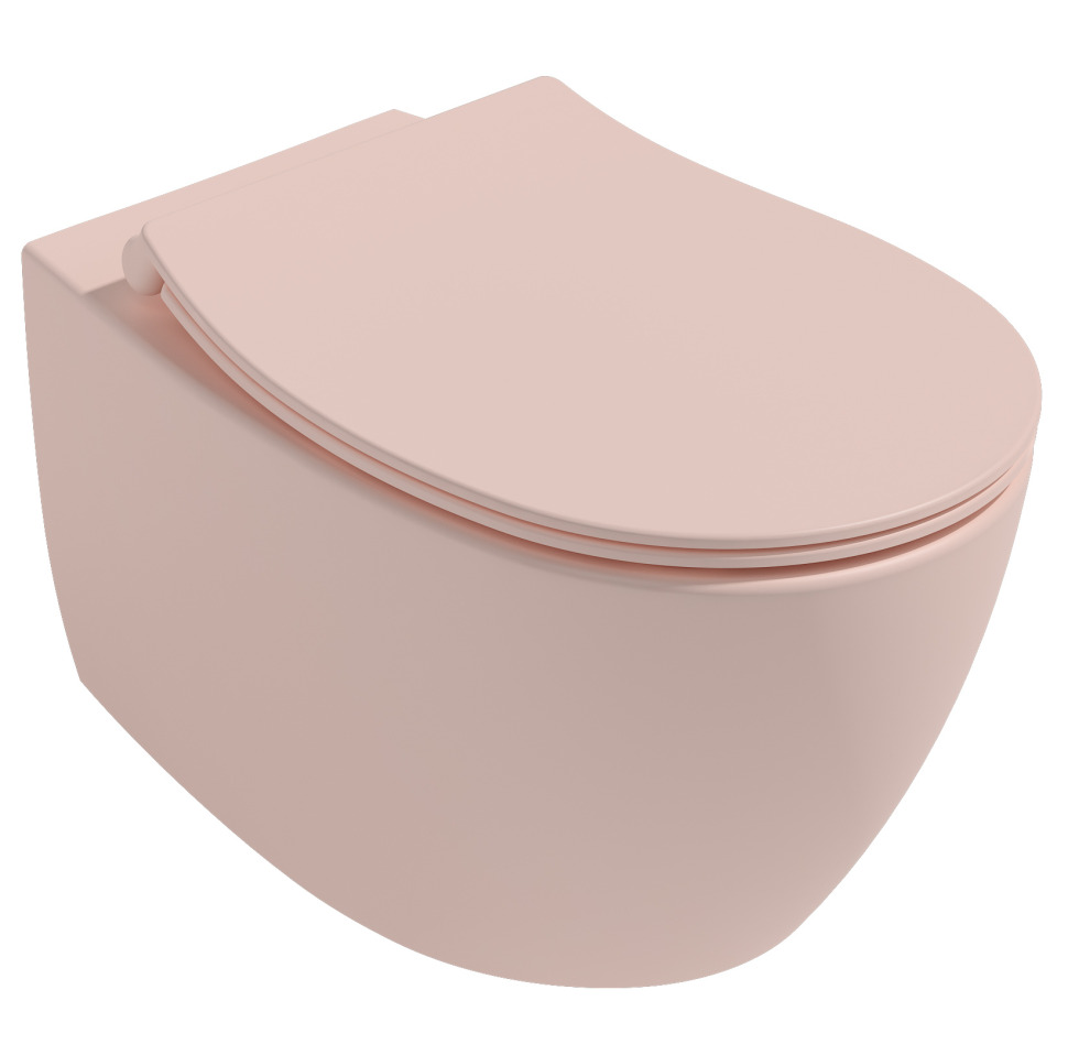 

Унитаз подвесной Isvea Sentimenti Neo 10AR02010SV-2S безободковый, лососевый матовый, 10AR02010SV-2S