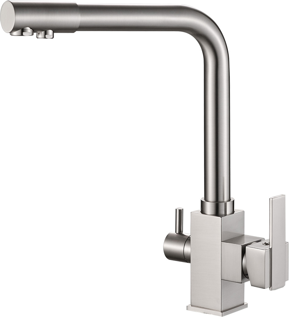 

Смеситель Steel Hammer SH 805 Satin для кухонной мойки, Хром