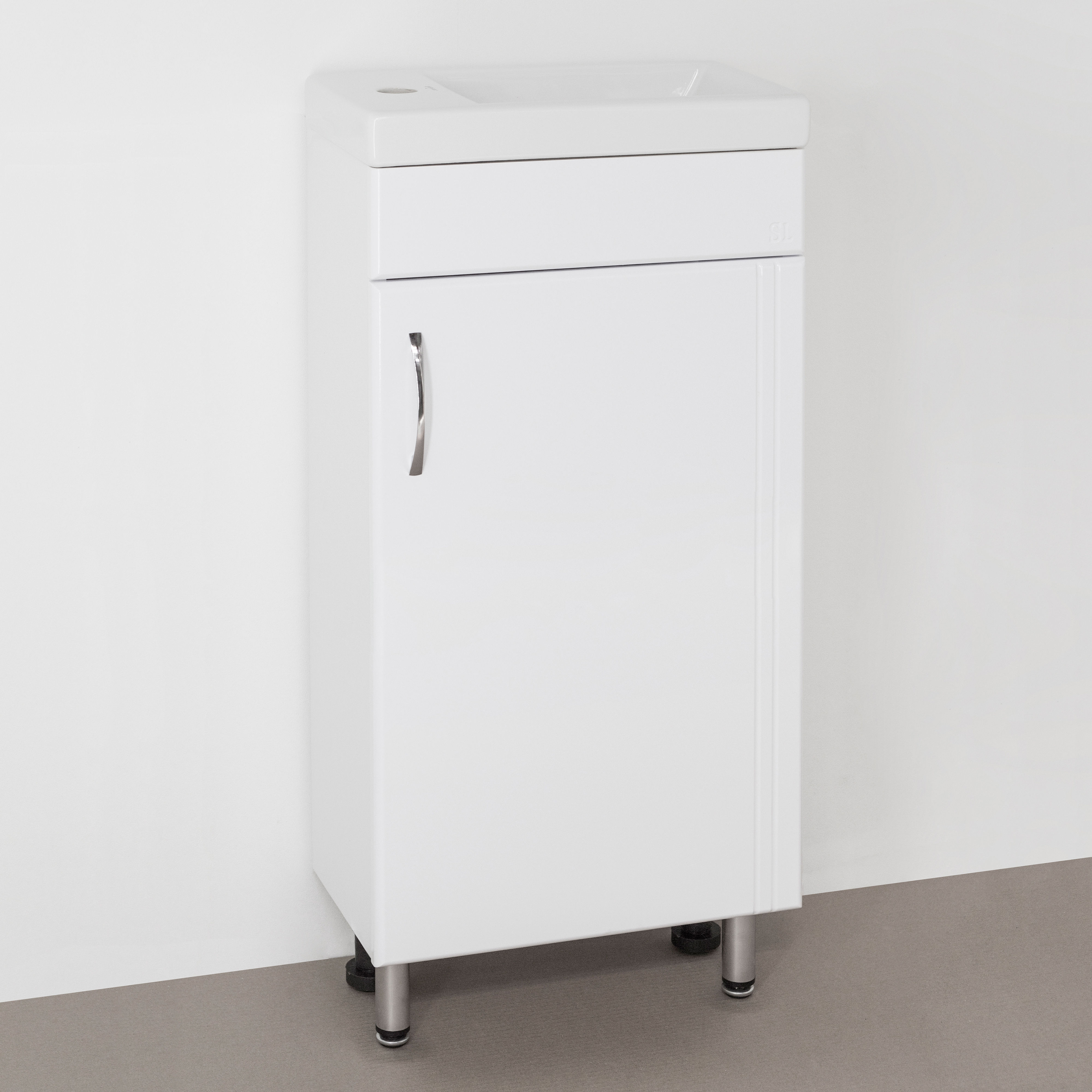 

Тумба с раковиной Style Line Эко Стандарт №1 40 белая, Белый, Эко Стандарт №1 40