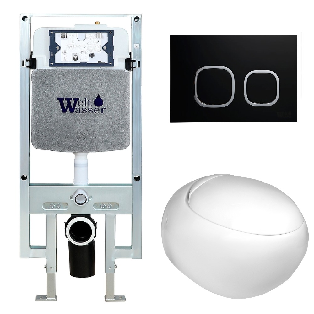 

Комплект Weltwasser 10000006711 унитаз Jeckenbach 004 GL-WT + инсталляция + кнопка Amberg RD-BL, Белый глянцевый, 10000006711