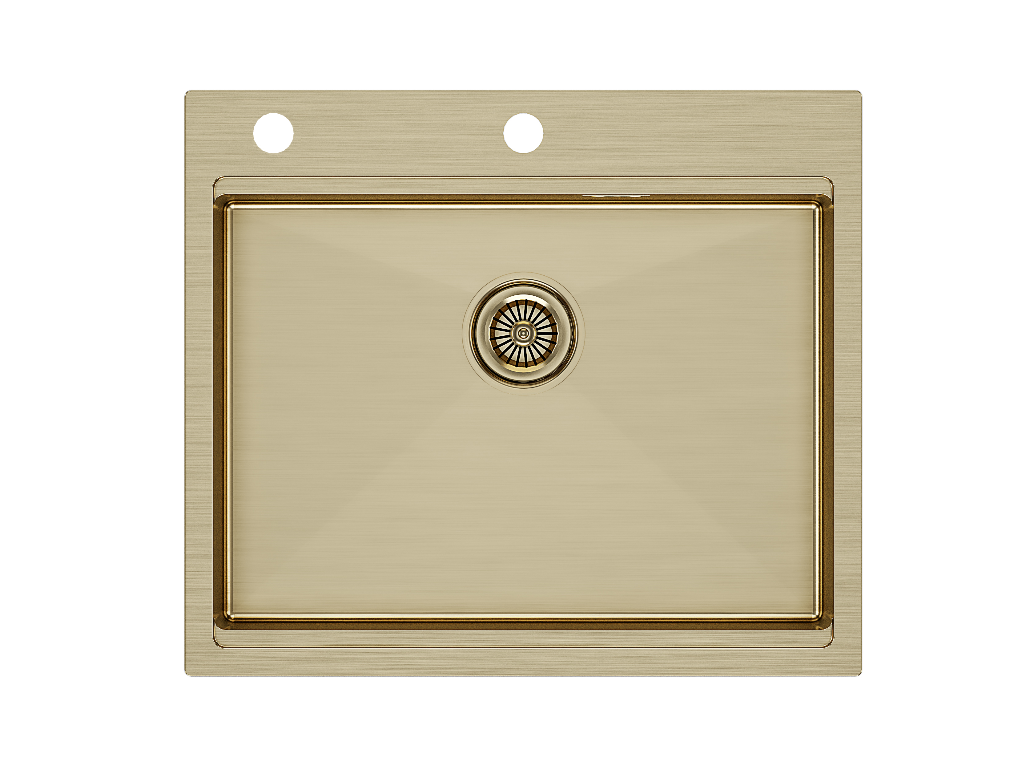 

Мойка кухонная Paulmark Brim-Pro PM705951-BG брашированное золото, PM705951-BG