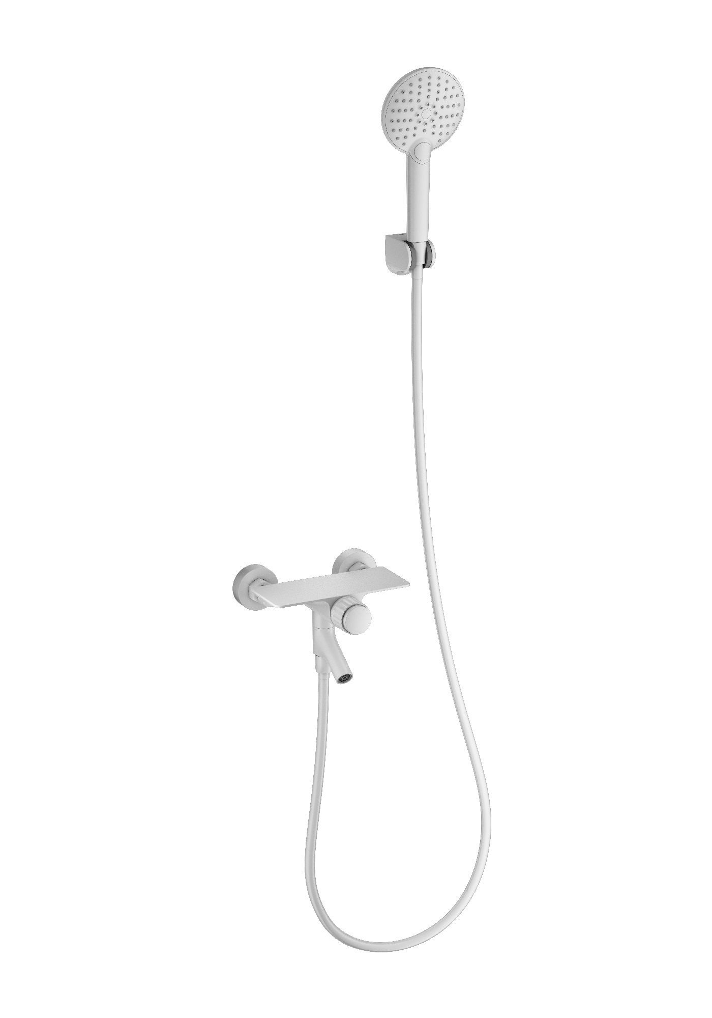 

Смеситель для ванны с душем Wonzon & Woghand WW-FE05L221-MW белый, WW-FE05L221-MW