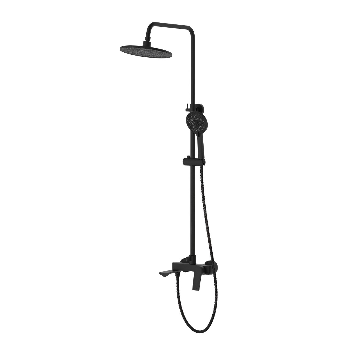 

Душевая стойка Haiba HB24816-7 черная матовая, Черный, HB816-7