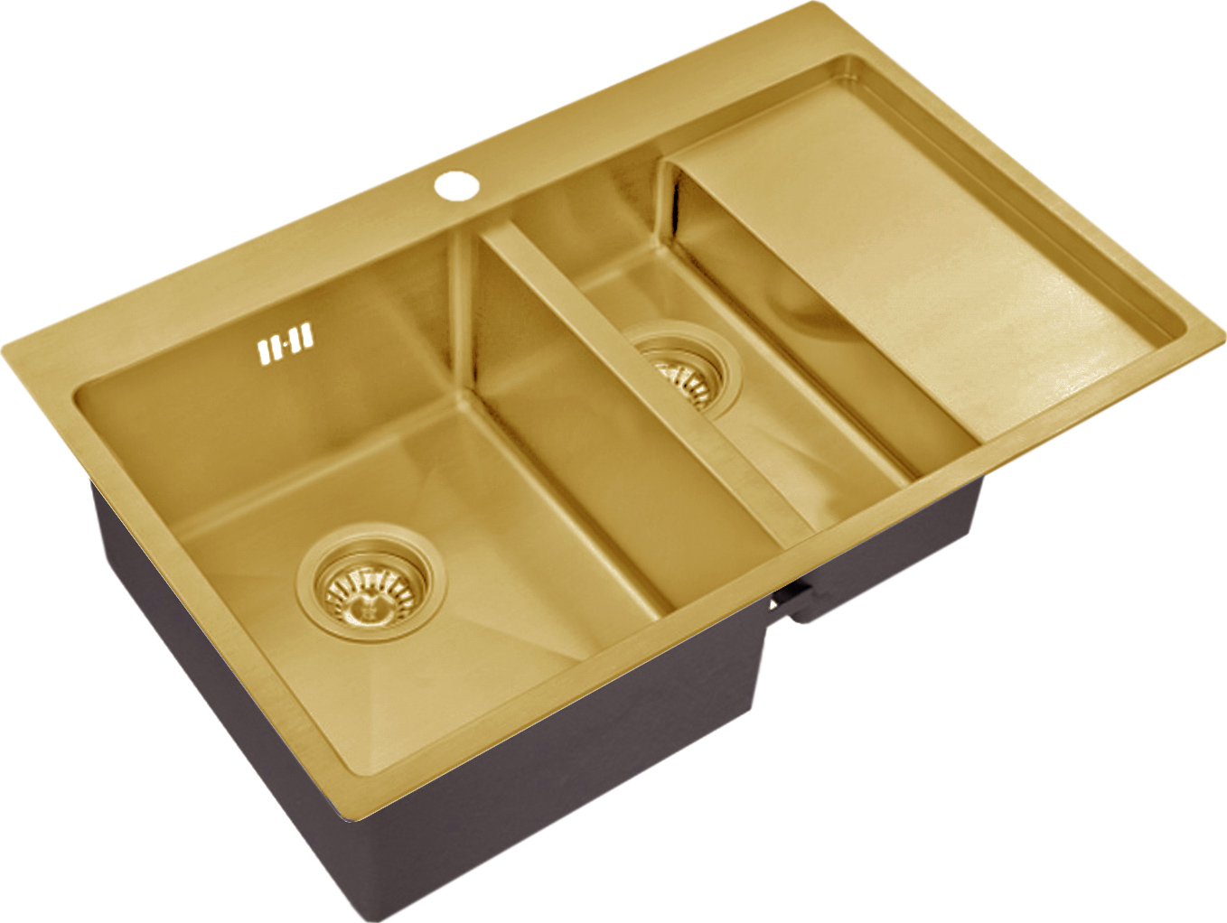 

Мойка кухонная Zorg Inox PVD SZR 5178-2-L bronze, Бронза