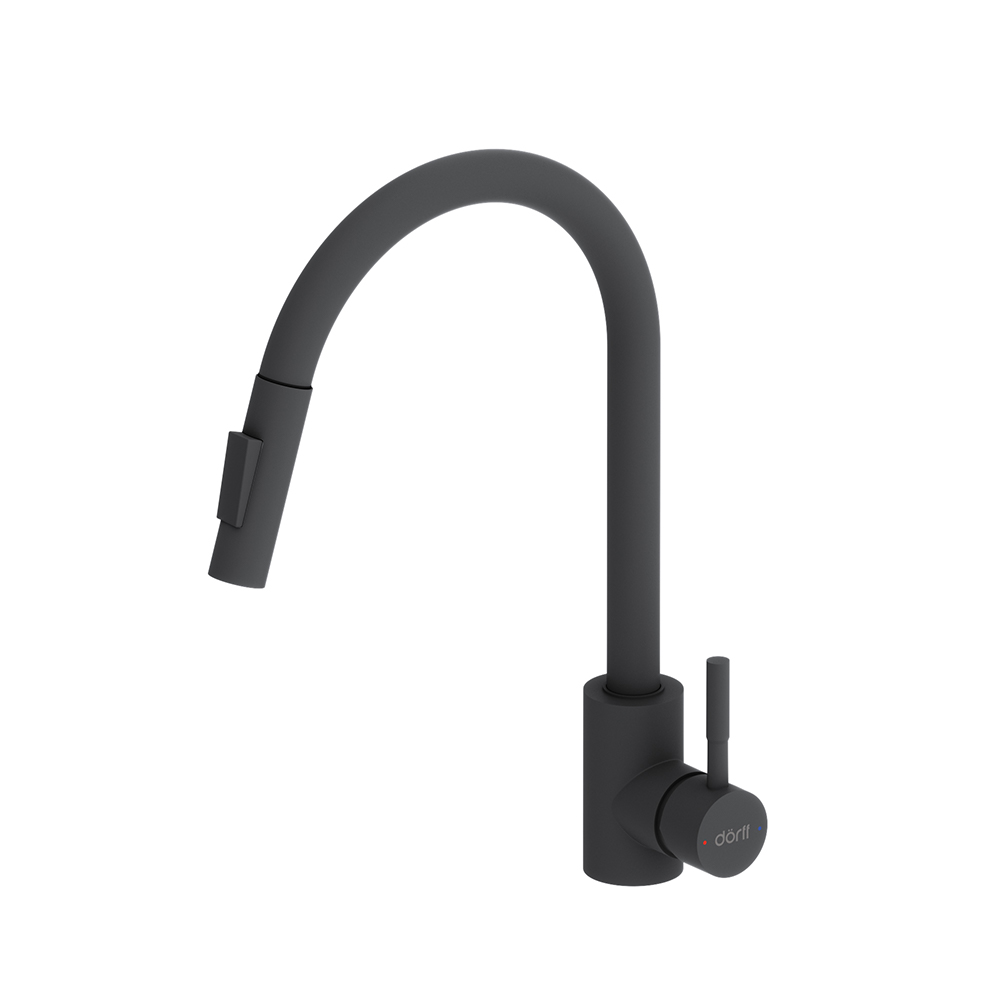 

Смеситель для раковины Dorff Logic D3007522 черный, D3007522