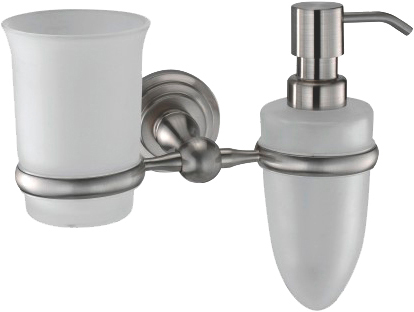 

Дозатор WasserKRAFT Ammer K-7089 со стаканом, Хром, Ammer K-7089