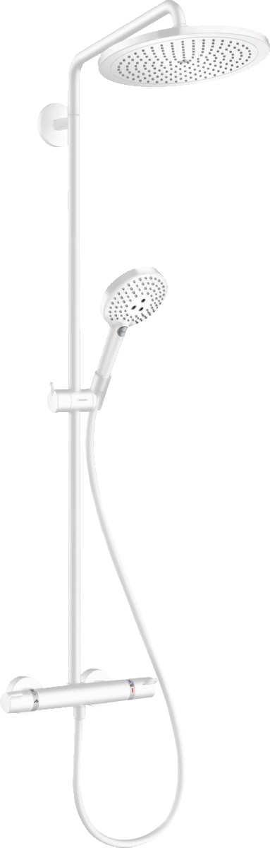 

Душевая стойка Hansgrohe Croma Select S 280 1jet 26890700 с термостатом, матовый белый