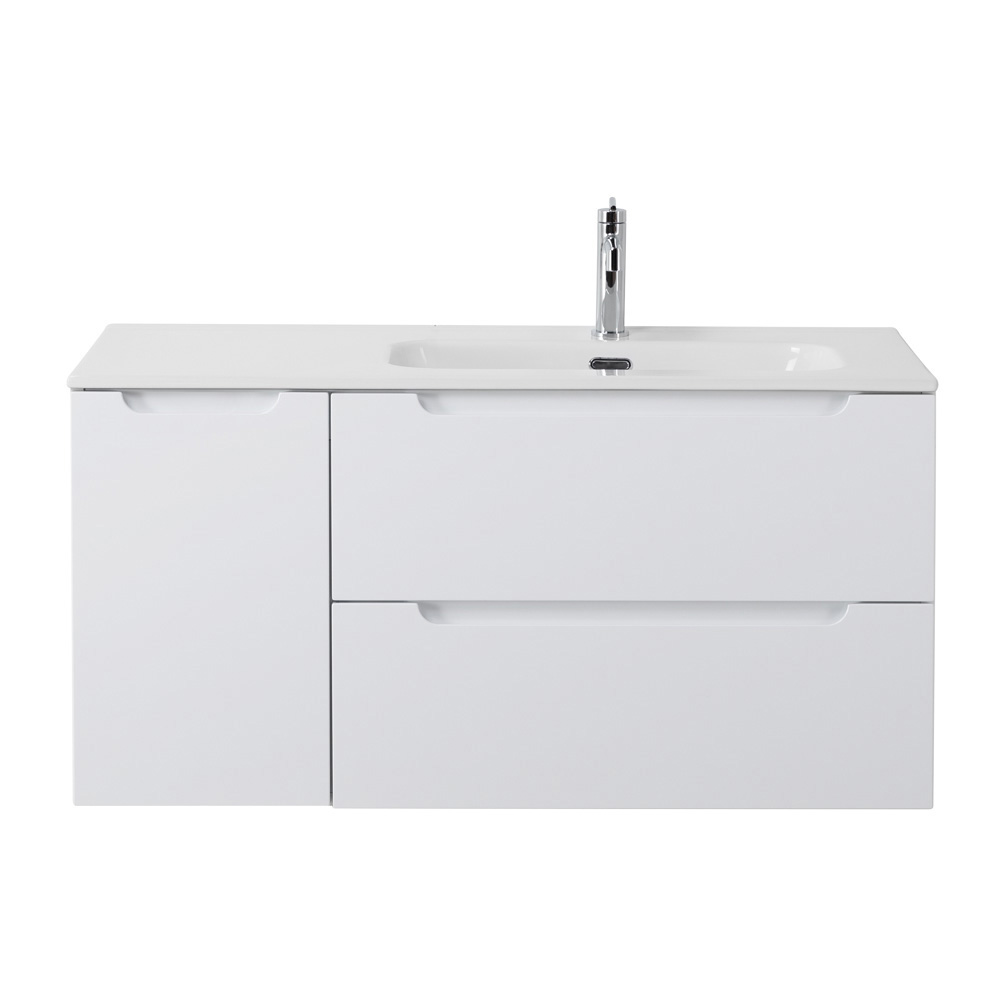 

Тумба с раковиной Belbagno Etna 100 R подвесная, Bianco Lucido, Белый глянцевый, ETNA-1000-2C-1A-SO-BL-R