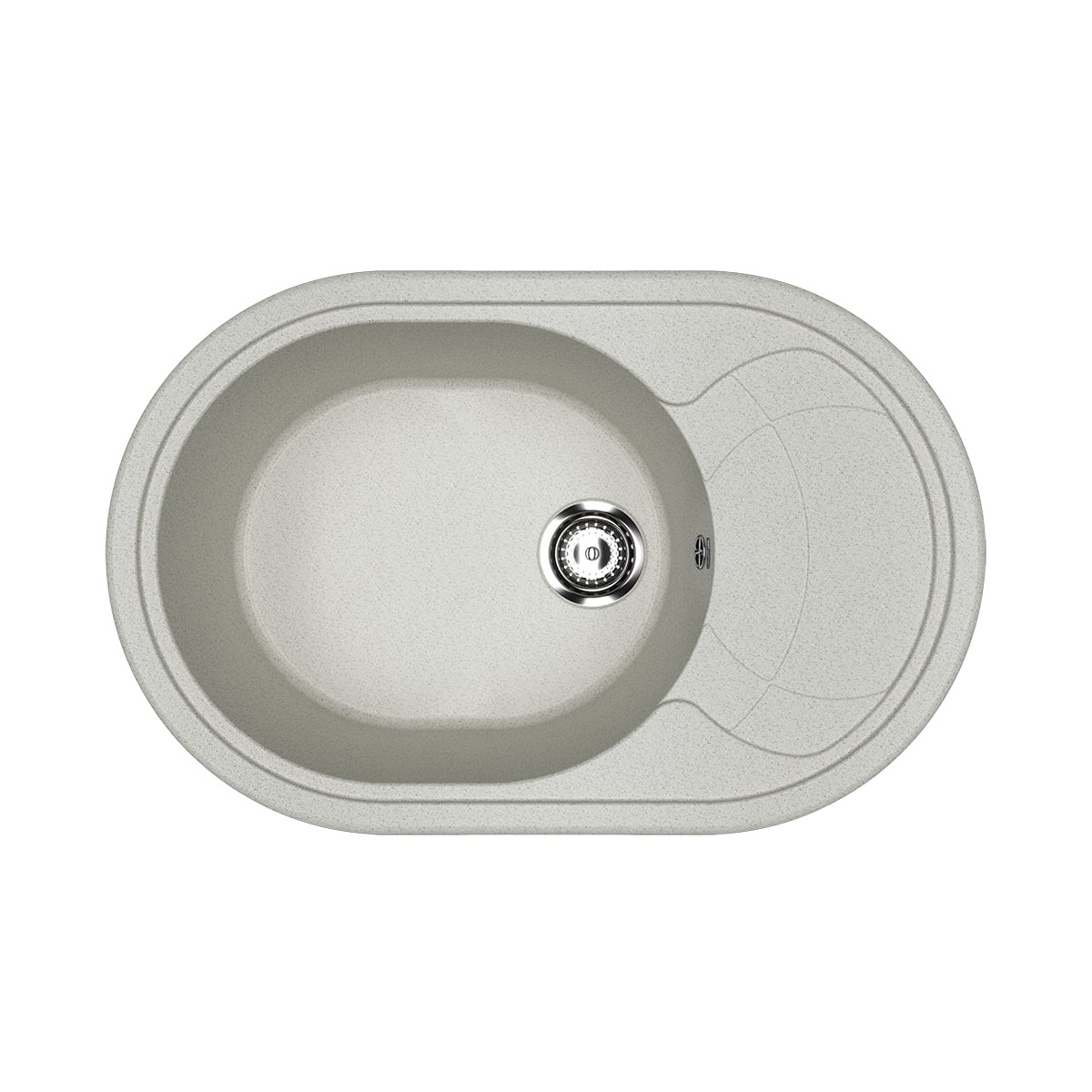 

Мойка кухонная Ulgran U-610-310 78х50 серая, Серый, U-610-310