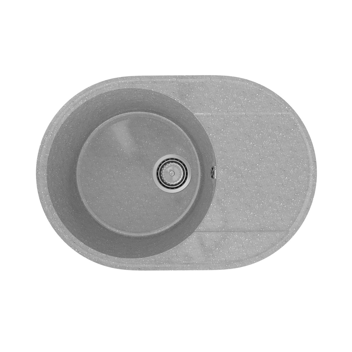 

Мойка кухонная Practik PR-M 610-003 61 см, светло-серая, Светло-серый, PR-M-610-003