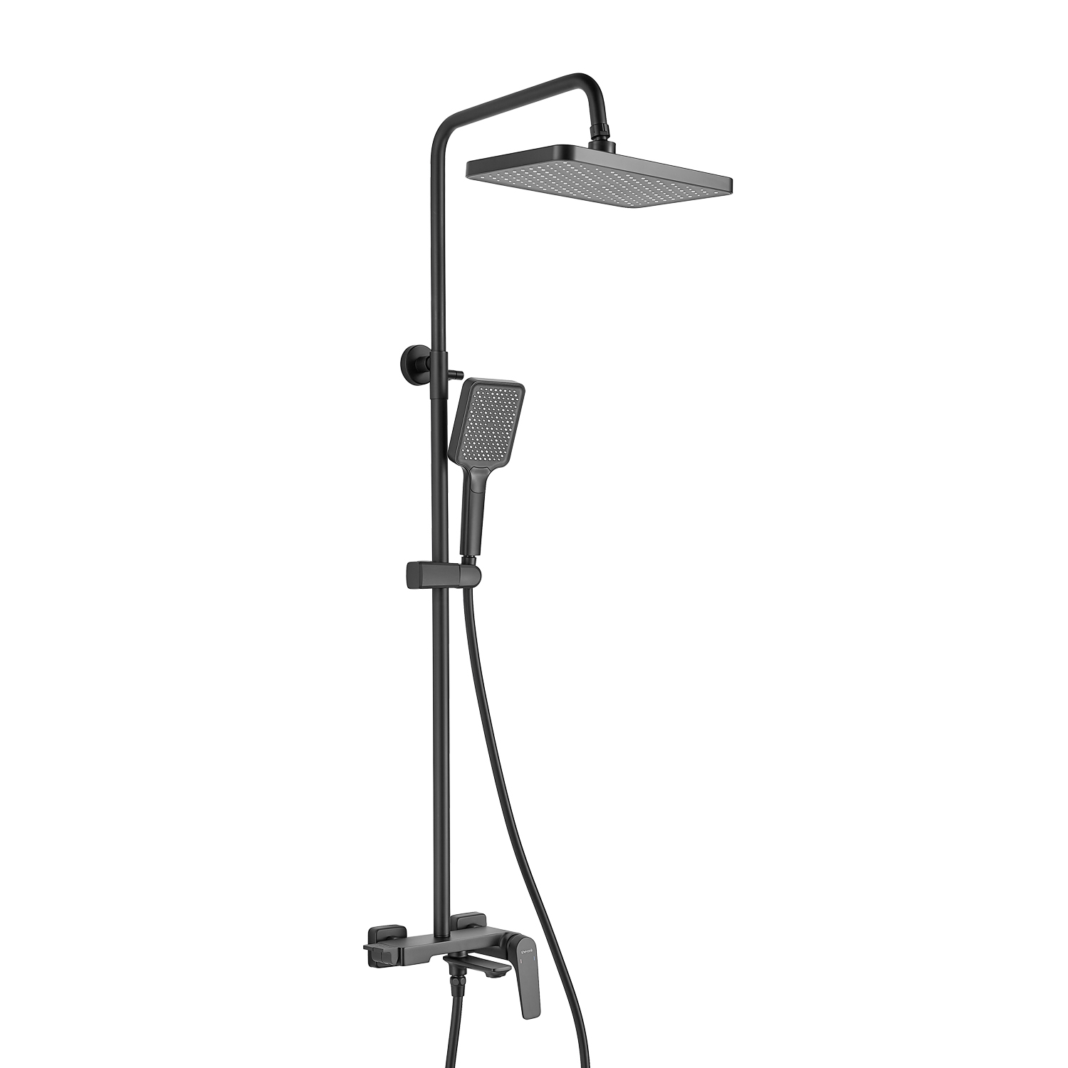 

Душевая стойка Shevanik S4226H черная, Черный, S4226H