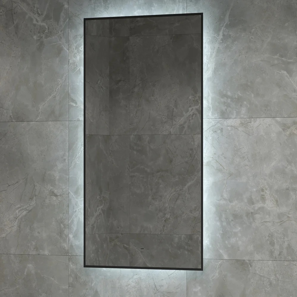 

Зеркало Art&Max Sorrento AM-Sor-600-1200-DS-F с подсветкой, Черный, Sorrento AM-Sor-600-1200-DS-F