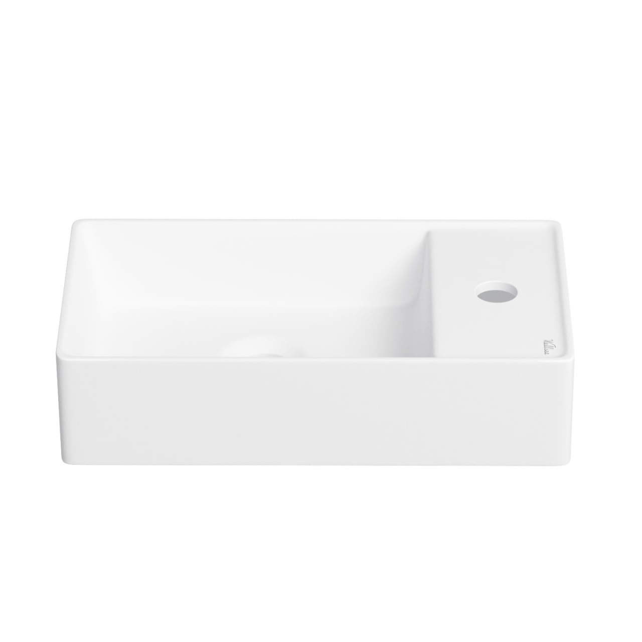 

Маленькая раковина в туалет Wellsee WC Area 321804000 белая матовая, Белый, 321804000
