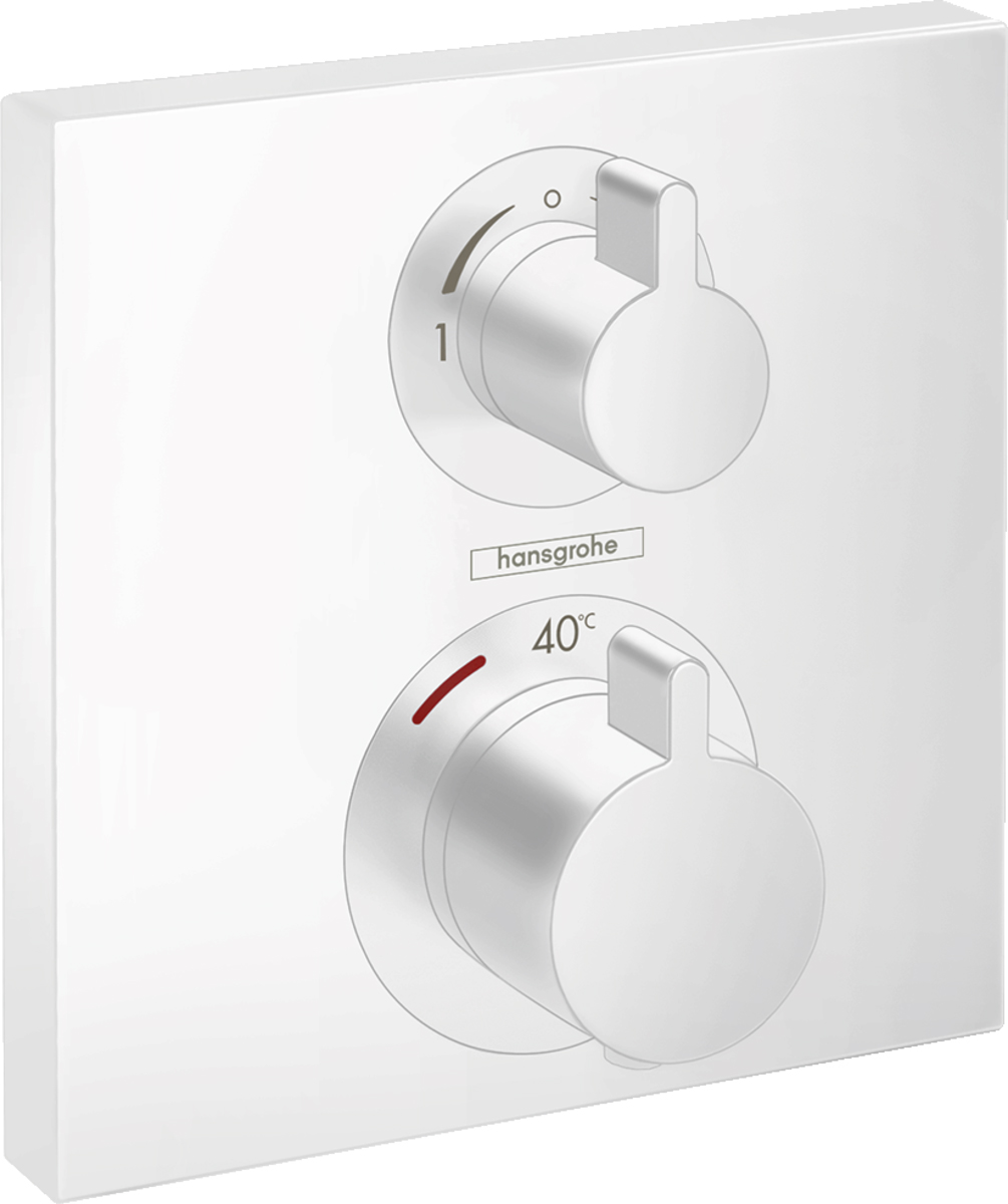 

Термостат Hansgrohe Ecostat Square 15714700 для ванны с душем, Белый