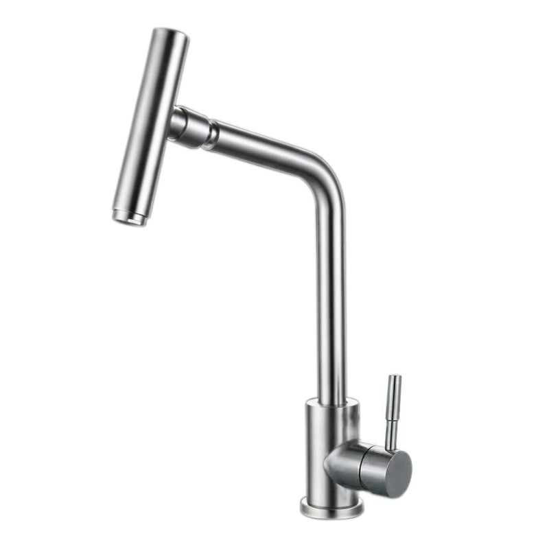 

Смеситель для кухонной мойки Haiba HB73304-1 сталь, HB73304-1