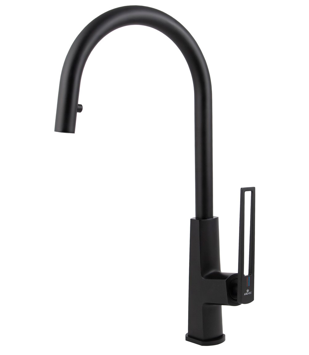 

Смеситель для кухонной мойки Kaiser Merkur 27166-2 черный матовый, 27166-2