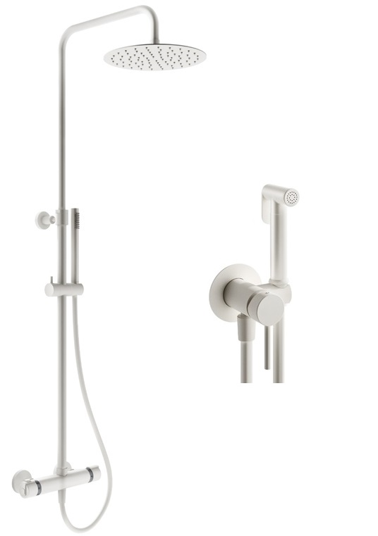

Душевой комплект Plumberia Selection Ixo KITZXO6302BO белый матовый, KITZXO6302BO