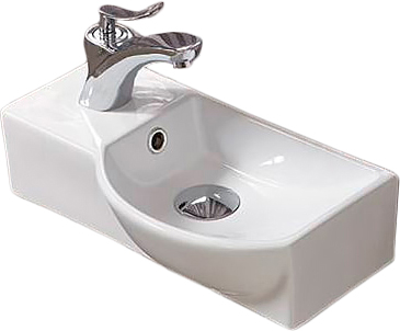 

Раковина CeramaLux 7947AR подвесная, Белый, N 7947AR