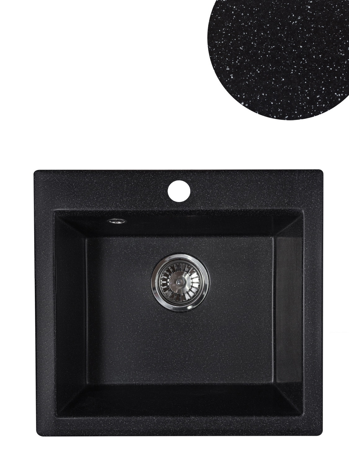 

Мойка кухонная Reflexion Mini RX1150СL 50х46 уголь, Черный, Mini RX1150СL