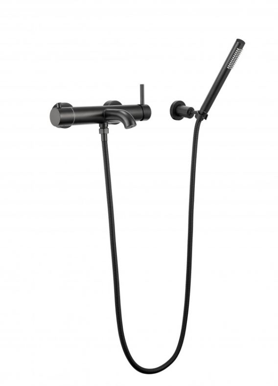 

Смеситель для ванны с душем Milacio Ultra MCU.350.MB, черный матовый, MCU.350.MB