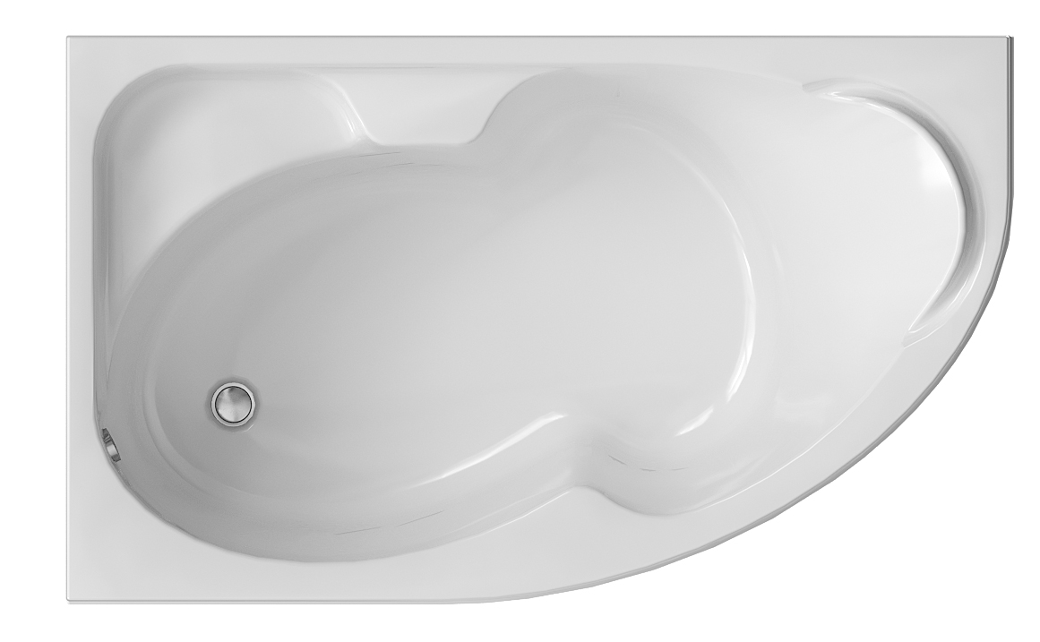 

Акриловая ванна 1Marka Diana 150x90 L, Белый, Diana 150x90 L
