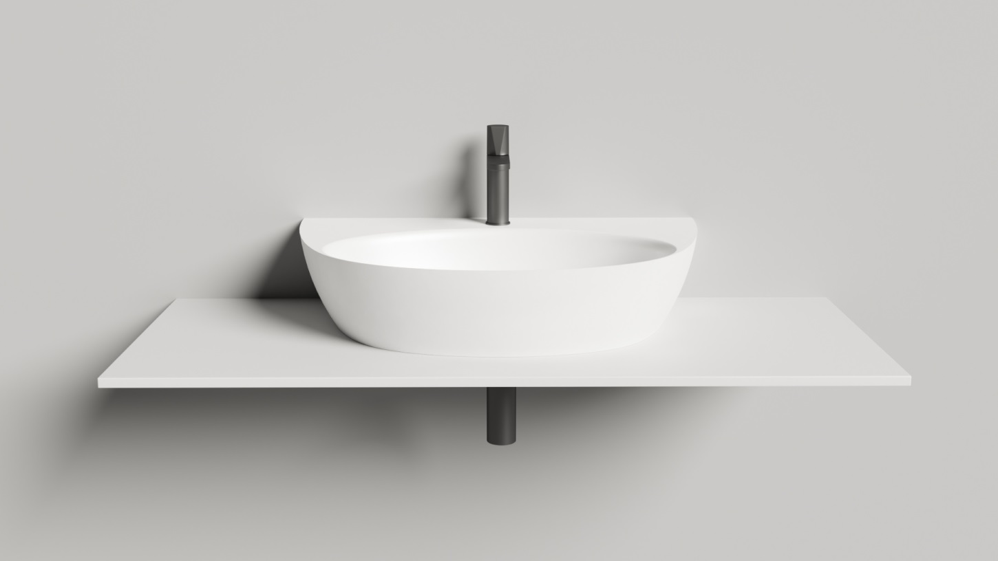 

Раковина Salini Alda Wall 03 140313G 60х71 накладная, S-Sence белый глянцевый, Wall 03 140313G S-Sence