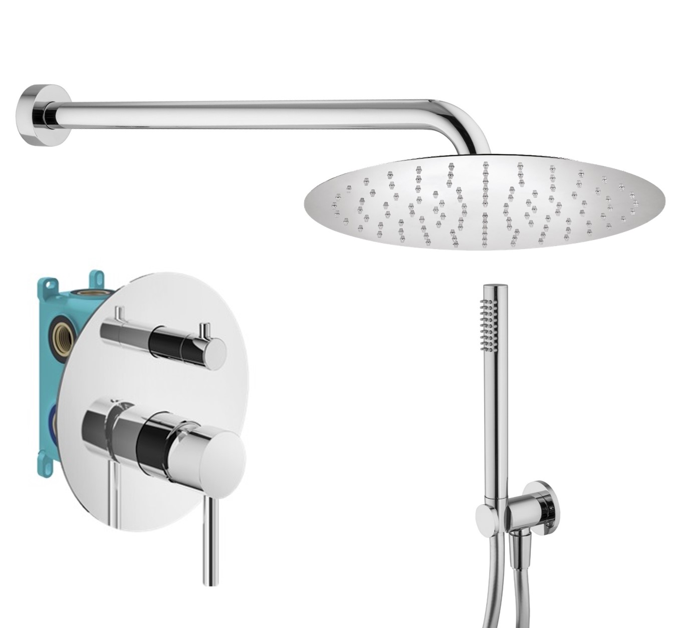 

Душевой комплект Plumberia Selection Ixo KITXO18CRKING хром, KITXO18CRKING