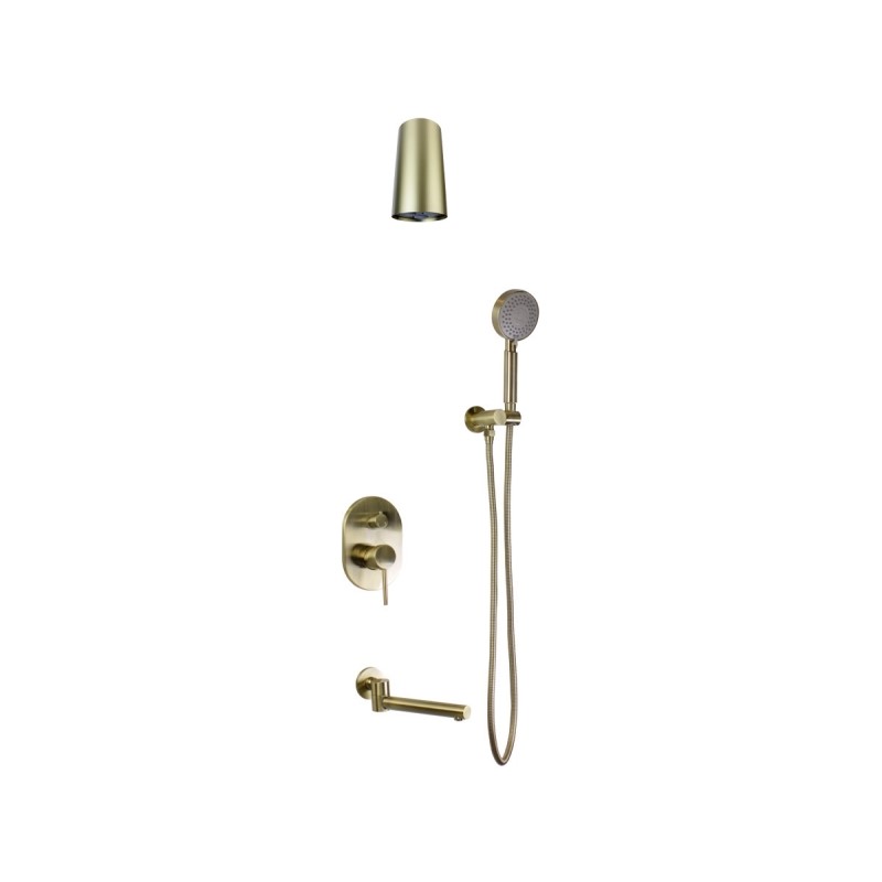 

Душевой комплект Bronze de Luxe SCANDI 14582-501BR бронза, 14582-501BR