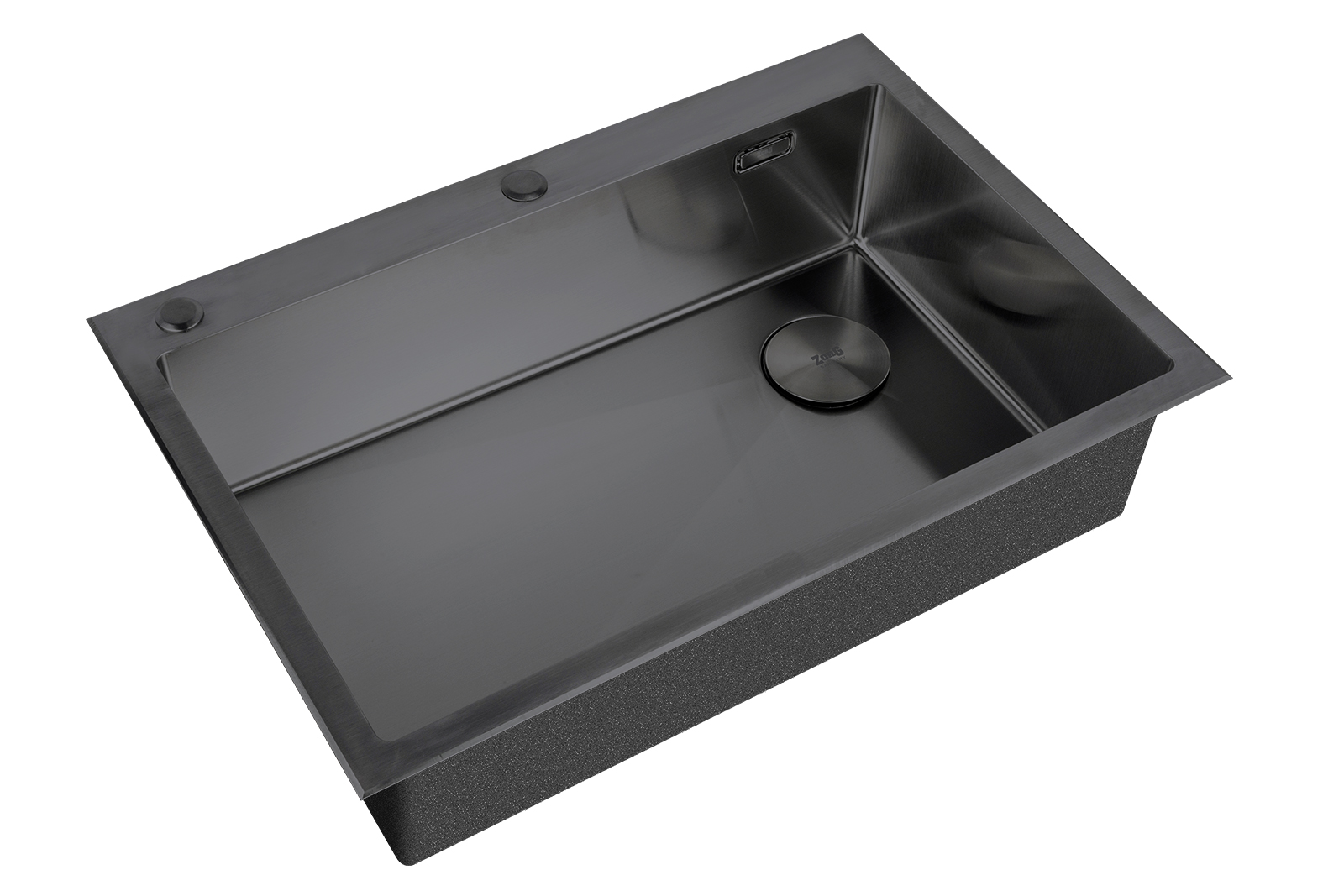

Мойка кухонная ZorG Lux 7551 grafit, Графит, Lux 7551 Grafit