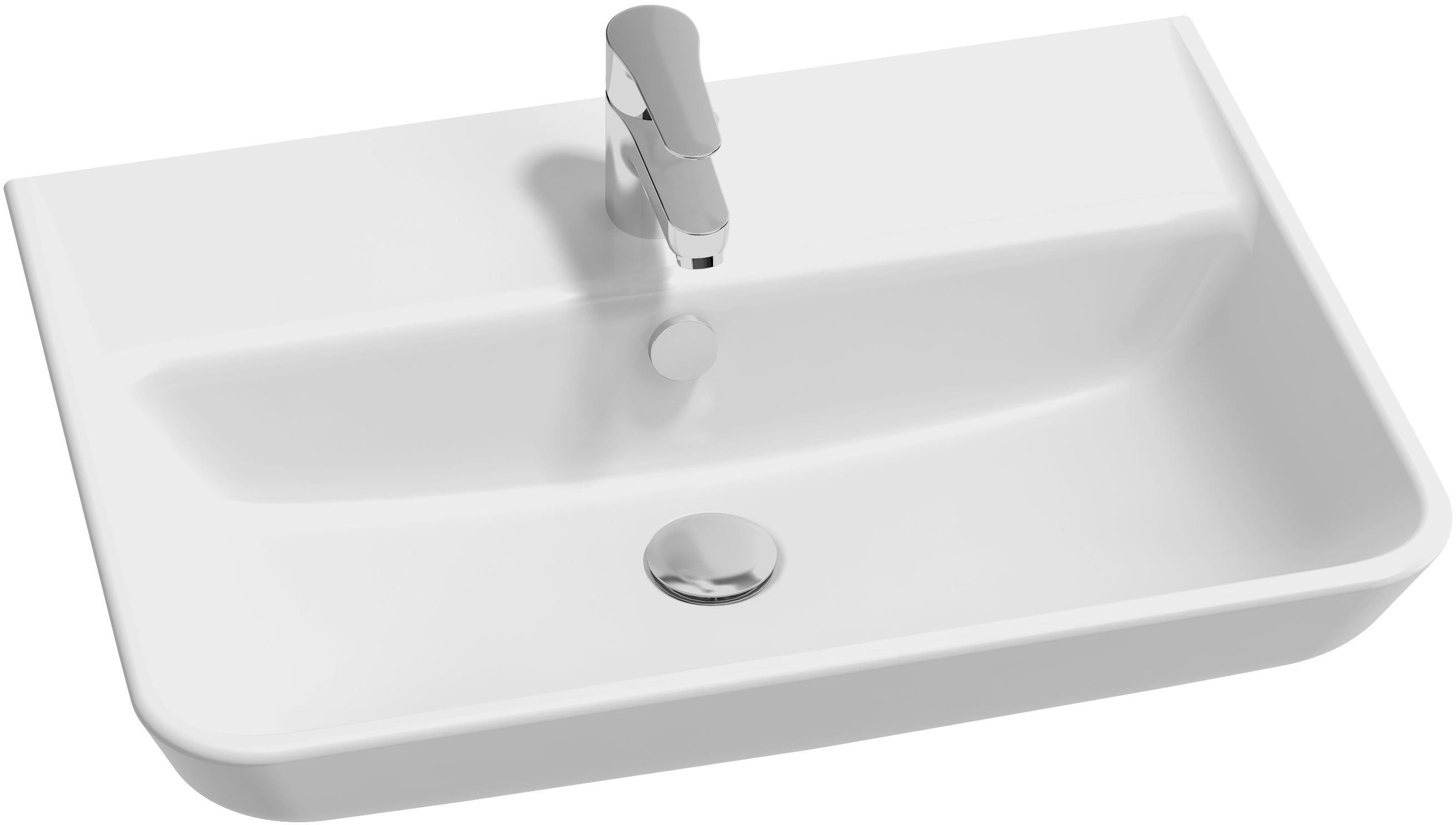 

Раковина Jacob Delafon Struktura EGC112 65 см, Белый, Struktura EGC112
