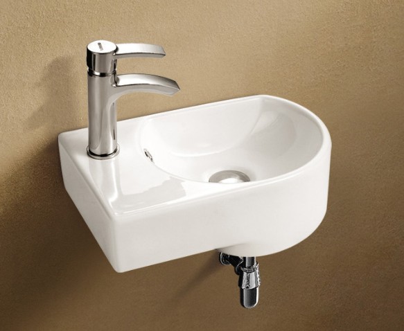 

Раковина WeltWasser WW AISBACH 5014 L подвесная белая глянец, Белый, AISBACH 5014 L