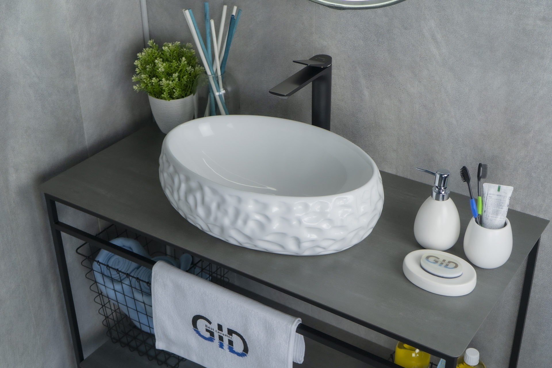 

Раковина Gid Lago 9030wf накладная 48х34 см, белая, Белый, Lago 9030wf