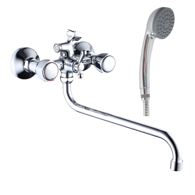 

Смеситель Haiba HB2209 для ванны с душем, Хром, HB2209