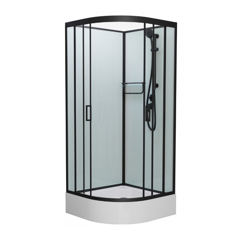 

Душевая кабина Frank F400/1 М Black без крыши, F400/1 М Black