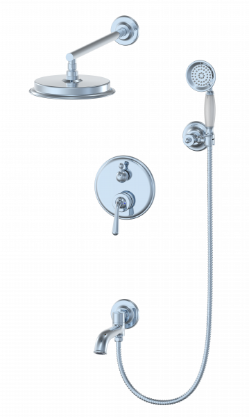 

Душевой гарнитур Wonzon & Woghand WW-88939008-CR хром, WW-88939008-CR