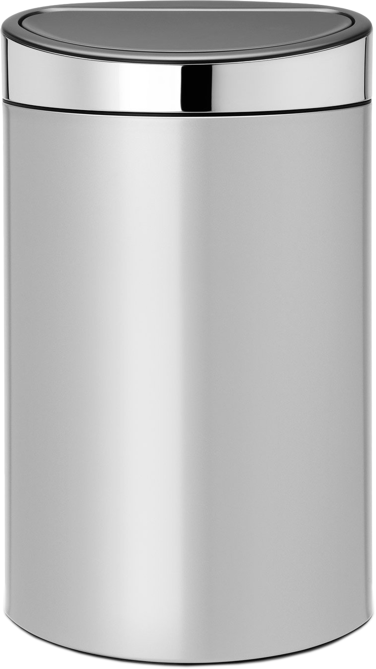 

Мусорное ведро Brabantia Touch Bin New 114861 40л, Хром, Touch Bin New 114861