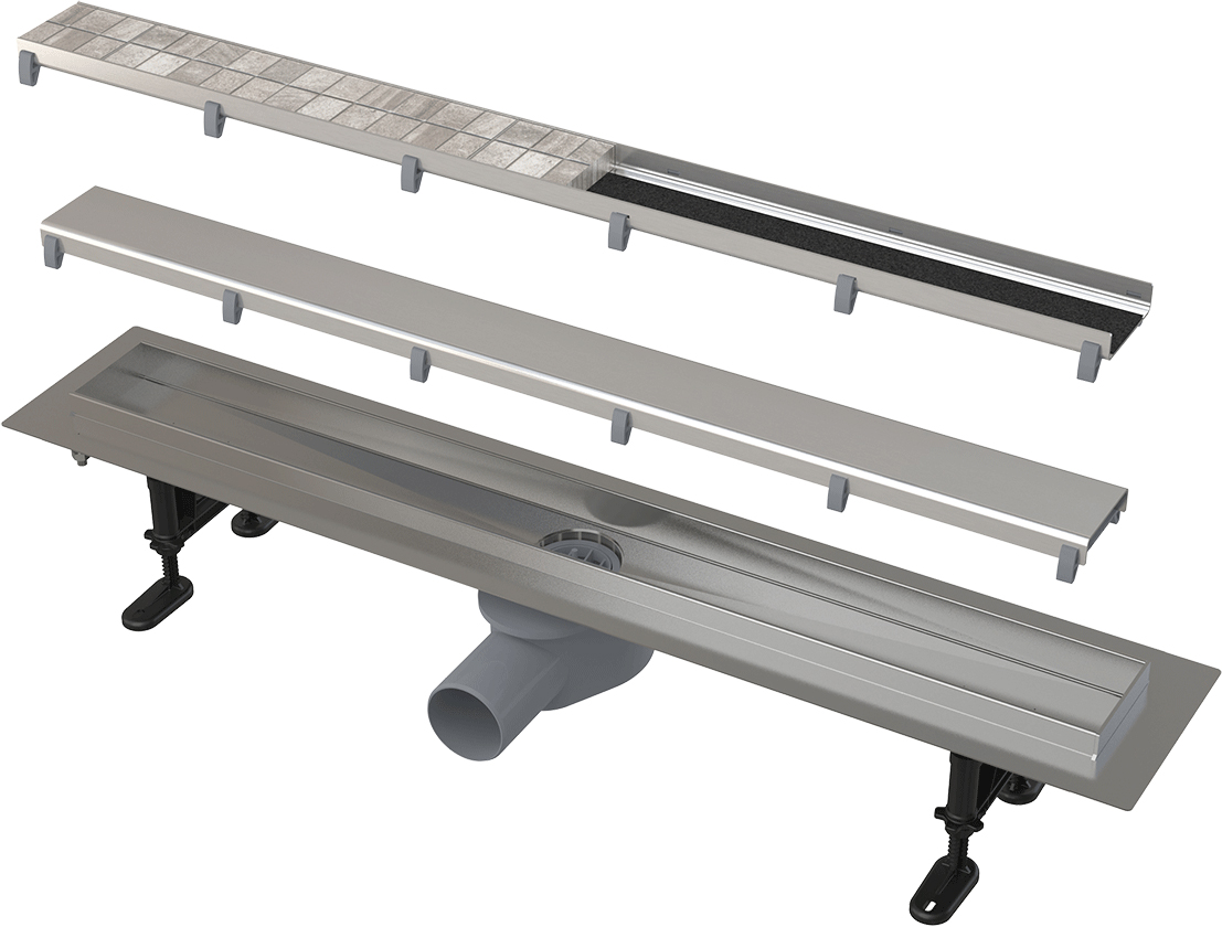 

Душевой лоток AlcaPlast APZ13-DOUBLE9-850 Double с двухсторонней решеткой (AG071401850), APZ13-DOUBLE9-850 (AG071401850)