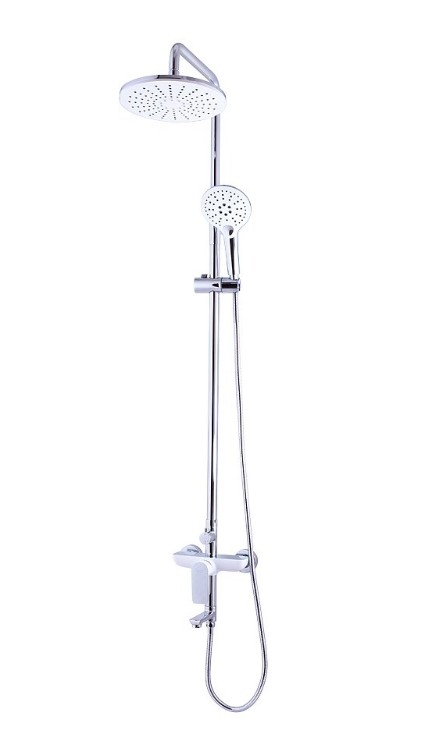 

Душевая стойка Grocenberg Shower GB7009WC белый/хром, Shower GB7009WC белый/хром