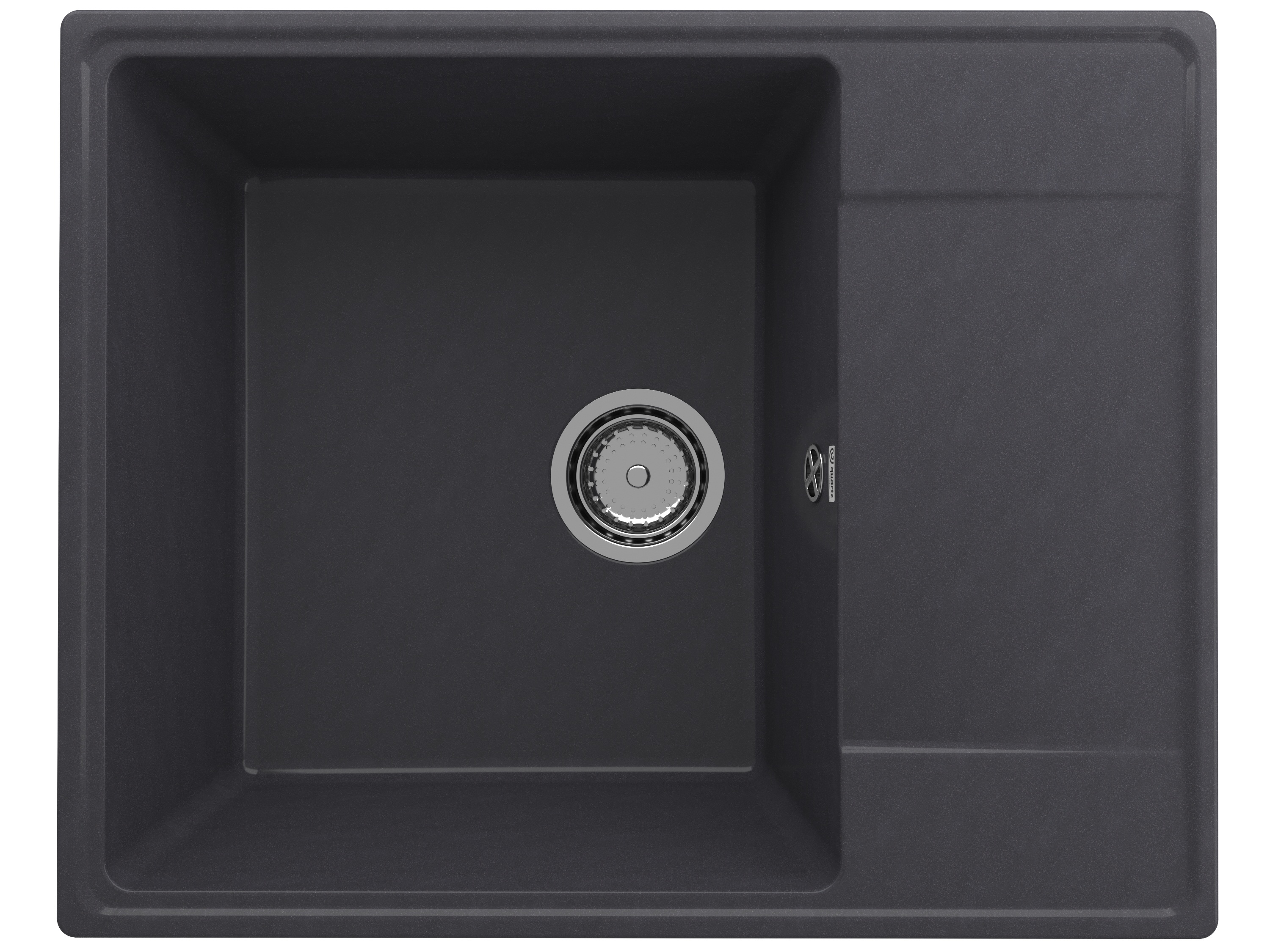 

Мойка кухонная Ulgran Quartz Prima 605-08 60,5х48,5 см, космос, Темно-серый, Prima 605-08