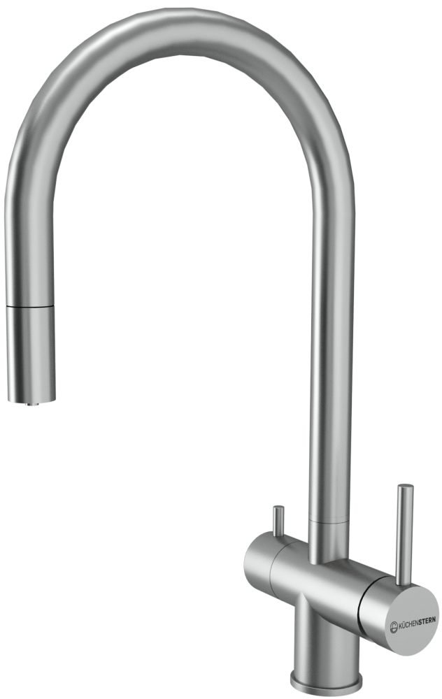 

Смеситель для кухонной мойки KuchenStern DRIM-FS 403SS40 нержавеющая сталь, 403SS40
