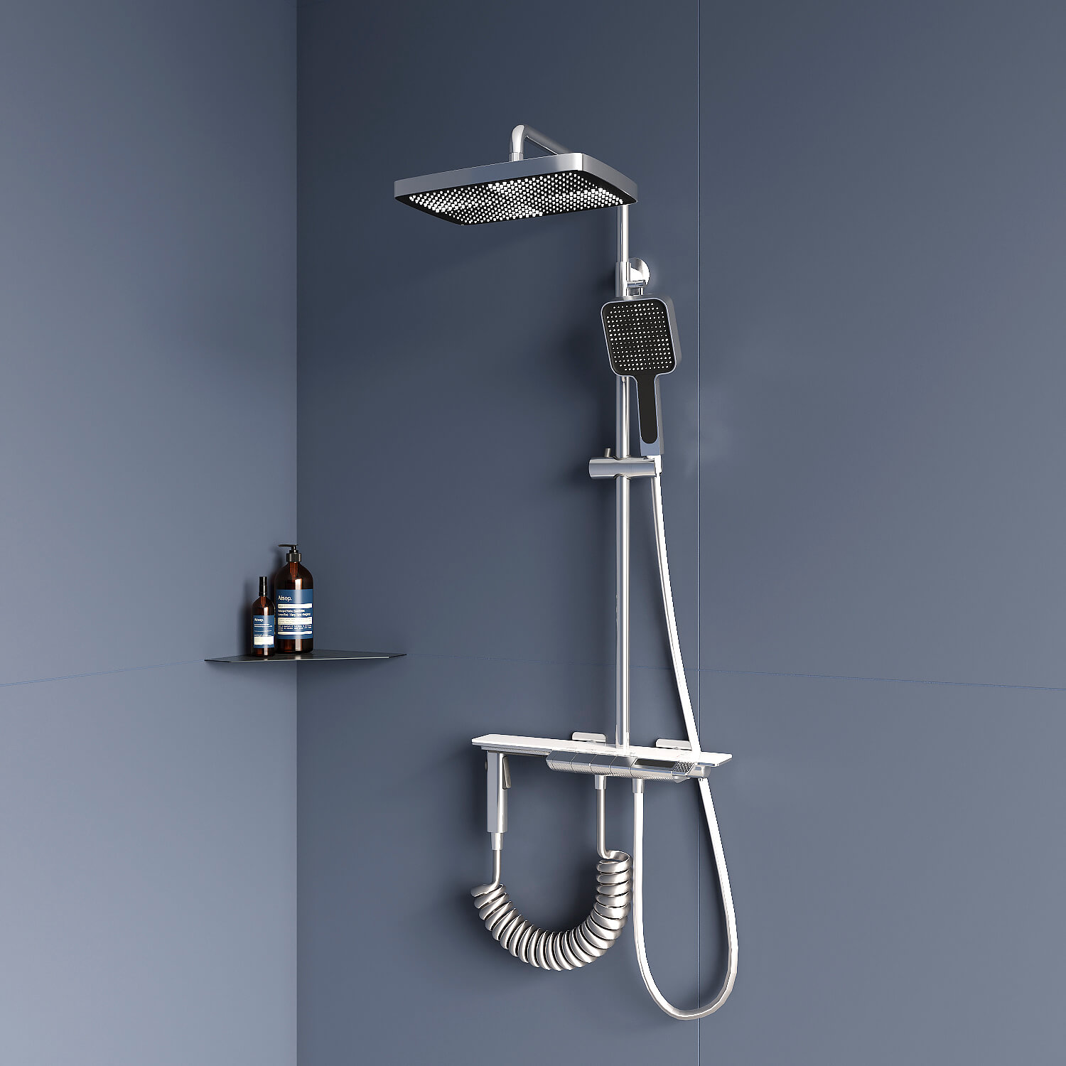 

Душевая стойка RGW SP-35 с дисплеем, Хром, SP-35