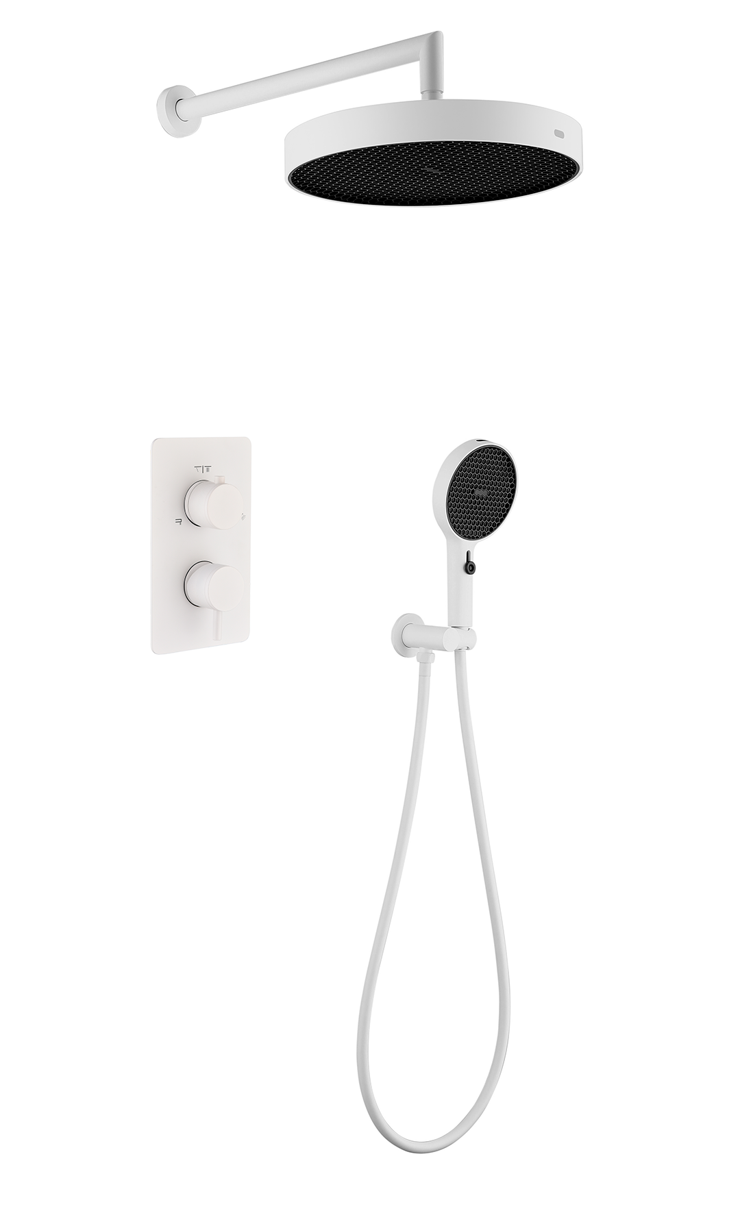 

Душевая система Boheme Cell 427-MW со смесителем, белый, Cell 427-MW