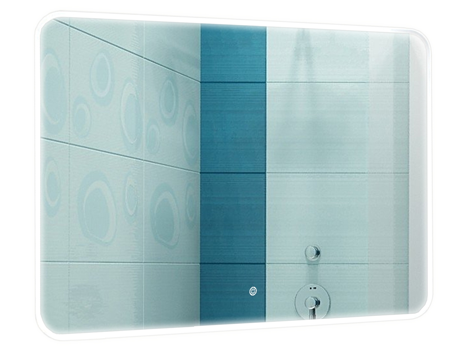 

Зеркало Azario Alone Raggio CS00078965 80х60 c подсветкой и диммером, сенсорный выключатель, Alone Raggio CS00078965