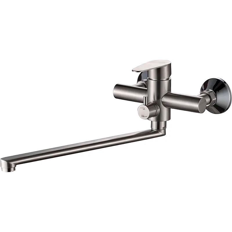 

Смеситель Haiba HB802 HB22802 для ванны с душем, сталь, HB802 HB22802
