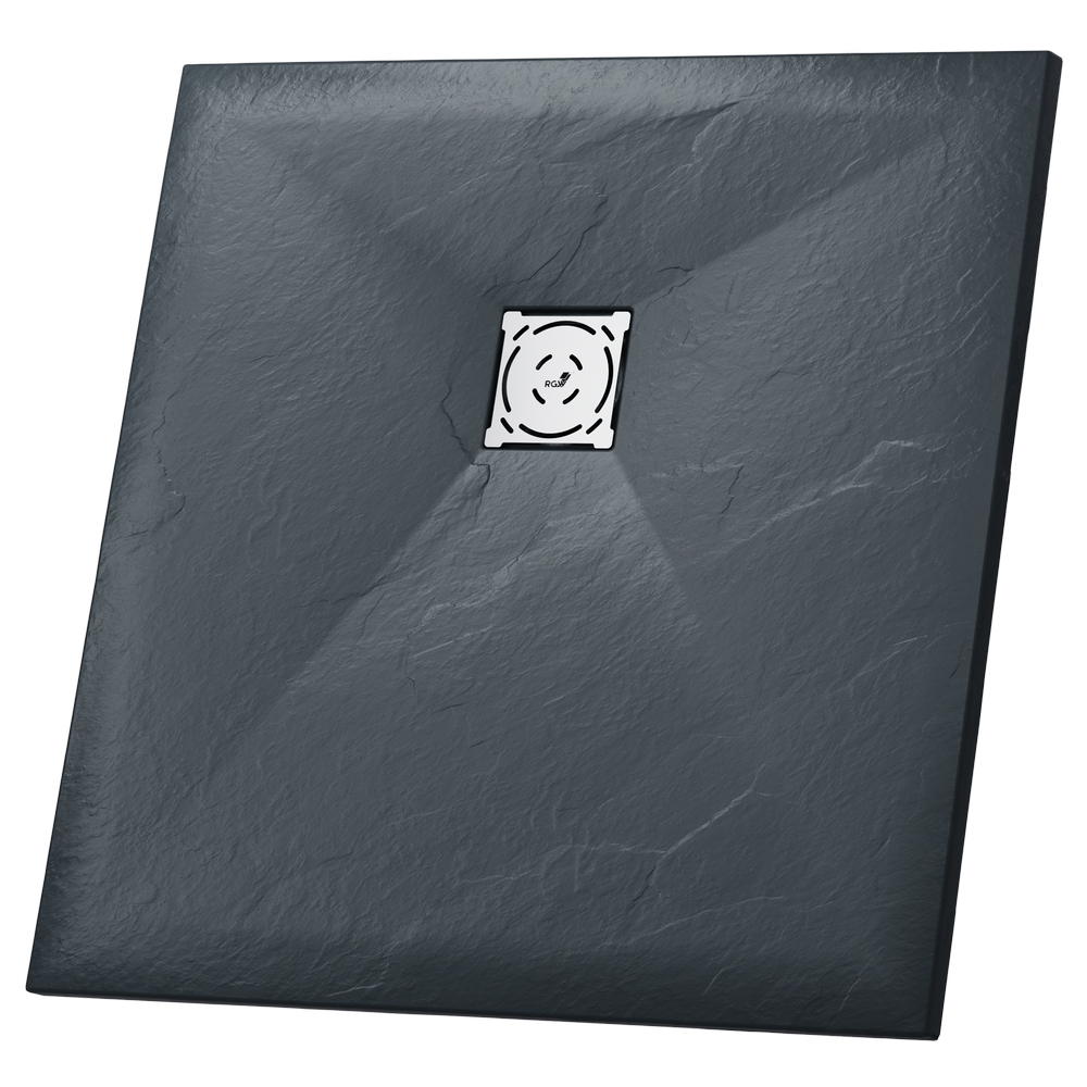 

Поддон для душа RGW Stone Tray ST-0088G 80х80 графит, с сифоном, Stone Tray ST-0088G